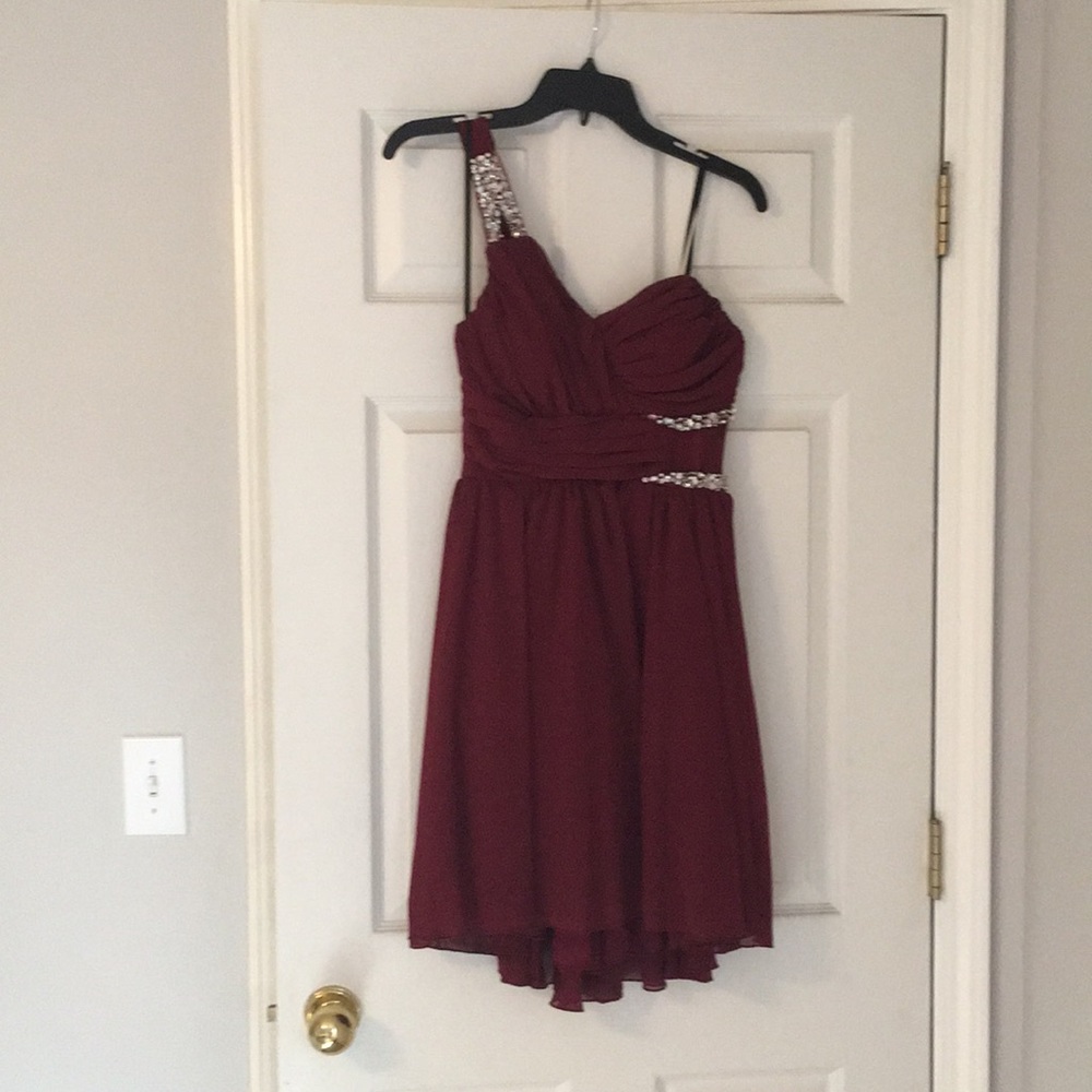 Maroon formal dress
